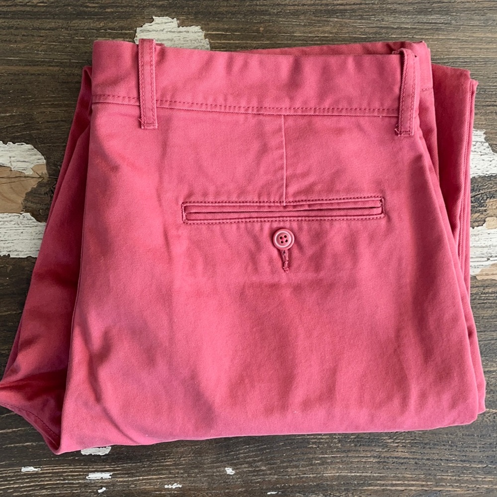 J. Crew New Men’s W31 L32 Salmon Pink 1450 Relaxed Fit Chino Pants